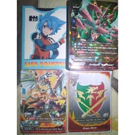 Buddyfight English Jackknife Dragon Deck (upgrade version)52 pcs with Buddy ,Printer Flag and Life Point Card