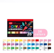 36/60/84/120 Colors Acrylic Paint Pens Acrylic Marker Pen for Artist Rock PaintingGlassCeramic Fabri
