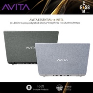 *HOT MODEL* AVITA ESSENTIAL 14 INTEL (CELERON N4000/4GB/128GB SSD/14" FHD/INTEL HD GRAPHIC/WIN10) LAPTOP