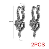 ZS 1/2ชิ้นพังก์316L สแตนเลสงูข้ามหูสตั๊ดร็อคโกธิคสตั๊ดต่างหูฮิปฮอปต่างหูสำหรับผู้ชายผู้หญิงหู Tragus