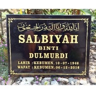 TOMBSTONE Size 20x30cm Inscription Tombstone Writing Tombstone - Plate Tombstone