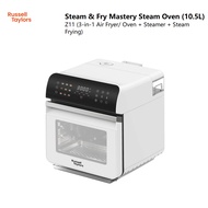 Russell Taylors Steam & Fry Mastery Steam Oven (10.5L) Z11 (3-in-1 Air Fryer/ Oven + Steamer + Steam