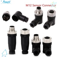PANSIE M12 Aviation Plug, Connector Male Female Socket M12 Sensor Connector, A Type Sensor Connector