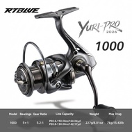 BEARKING RTBLUE YURI-PRO รอกหมุนเพลาหนอนรอกหมุนแบบหล่อยาว3X เชื้อสายมาอย่างช้าๆทำให้กันน้ำได้รอกตกปล