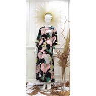 HELENA RIBBON DRESS- Black