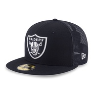 Las Vegas Raiders Mesh Black 59FIFTY Fitted Cap