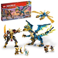 LEGO NINJAGO Elemental Dragon vs. The Empress Mech 71796 Building Toy Set, Features a Dragon, Mech, 