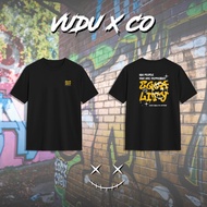[ VUDU X CO ] T-Shirt jalan Streetwear (basic t-shirt) kain 100% cotton. EQUALITY