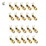 [lionel_masefield.my]Right Angle Spade Fork & Binding Post - 4mm Banana Plug Socket - Spade Fork Con
