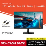 PRISM+ F270i PRO | 27" Fast IPS 200Hz 1ms WQHD 105% DCI-P3 Gaming Monitor [2560 x 1440]