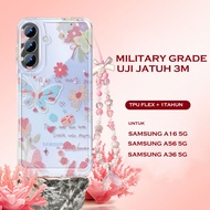 Pink Anti Crack Butterfly Flower Case hp Infinix 0 hot 60pro plus i Smart 10 Plus note 50 pro Hot 50