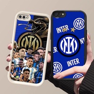 GK-40 Inter Milan Silicone Black White Casing for OPPO Realme A5 A3S C2 A1K A12s C2s A12E A12 A6 Pro