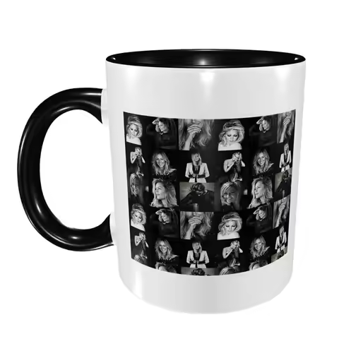 Helene Fischer Collage Mug Funny Ceramic Coffee Cups Tea Mugs Milk Cup Drinkware Gifts for Woman Man
