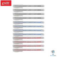 G'Soft Semi Gel Ink WX3 Pen | Gsoft Nano Tip 0.4mm Ultra Fine | Pack of 12 Pens