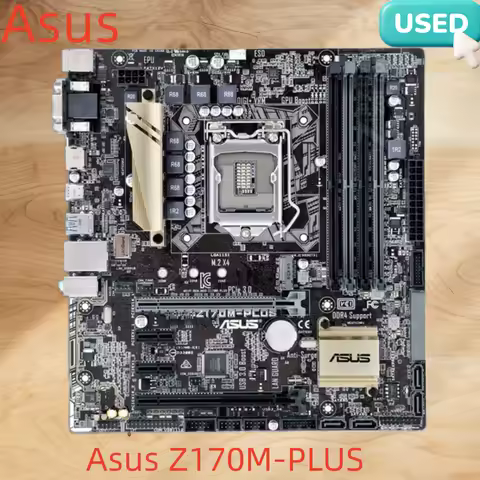 Asus Z170M PLUS motherboard supports I5 650 Supports DDR4 memory, LGA1151 pin, HDMI, USB3.0 interfac