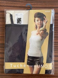GUNZE Tuche designed by UNO Made in Japan日本製 黑色吊帶背心 TUD 2 樱花圖案