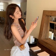 Celine草編耳機包斜背包凱旋門大logo 99新配件盒子塵袋