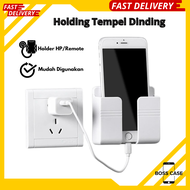 Holding Tempel Dinding Standing Hp Tempat Remote AC Folding Bisa Pasang Baut