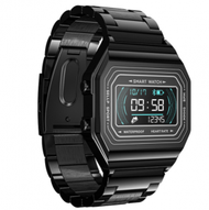 i6時尚智慧手錶心率血壓監測計步多運動模式手環（黑色）