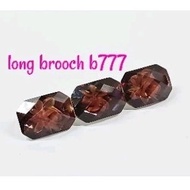 Purple colour long brooch b777