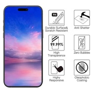 iPhone15 15Pro 15ProMax 15Plus 15P 15+ 1-2Pcs 100D HD Clear Tempered Glass Film For iPhone 15 Pro Ma