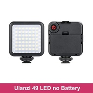 [READY STOCK-hot sale]ULANZI VL49 Mini LED Video Light 2000mAh Rechargeable Battery VL-49 RGB GoPro 