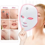 Rechargeable Facial LED Mask 7 Colors LED Photon Therapy Beauty Mask Skin Rejuvenation Lifting Dark 