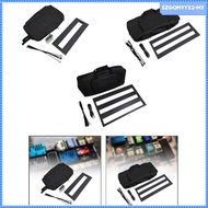 [SzgqmyyxcbMY] Guitar Effect Pedalboard, Pedalboard for Guitar, Aluminum Alloy, Universal,