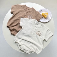 Summer Baby Romper Bear Printed Romper Boys Girls Short Sleeve Baby Clothes Jumpsuit Bodysuit