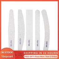 1buycart 5Pcs Double Side Nail File Sanding Buffering Art Buffer Files Professional Manicure Tip Tool Tools Polish Polishing Machine