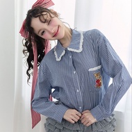 FLAT2112 : TWIGGY DEER SHIRT เสื้อเเฟชั่น เสื้อคอปก เสื้อใส่เที่ยว มีพลัสไซซ์ (FF1148)