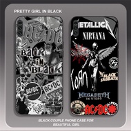 HK-41 Rock ACDC Glass Glass Casing for Samsung Note A70 10Plus A10 A70S A7 10 A50 A02 2018 Pro