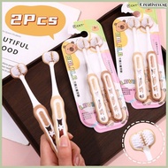 2Pcs Kids 3-sided Toothbrush Capybara 3D Soft Bristles Toothbrush Full Wrap Not Hurt Gums Ultra-fine