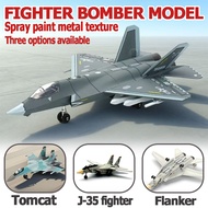 Fighter Jet Model F-14 Tomcat- White Plastic Aircraft With Detailed Design 10.24 inch Length MY
