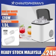 3 Years Warranty🧊120W mesin ais batu/1.5L ice maker machine Portable/nugget ice maker 制冰机