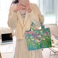 ANDCICI | Enchanted Green Zipper Canvas Bag