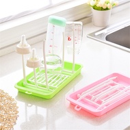 【Ready Stock】Baby Bottle Drying Rack Portable Bottle Cleaning Rack Nipple Rack Baby Milk Bottle Accessories