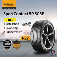 Continental SportContact SC5P R22 285/40Z MO 325/35Z MO (WITH INSTALLATION)