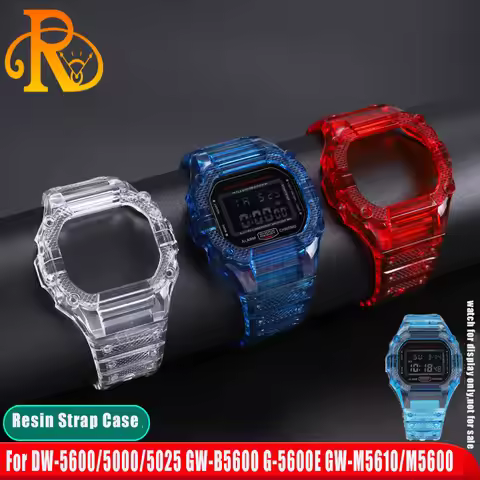 Men Resin Strap Case For Casio g-shock DW-5600/5000/5025 GW-B5600 G-5600E GW-M5610/M5600 Silicone Wa