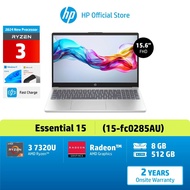 HP Notebook 15-fc0285AU/Ryzen 3-7320U/ AMD Radeon Graphics/ 8GB/ 512GB/ Win11/ MS21/ 2Yrs