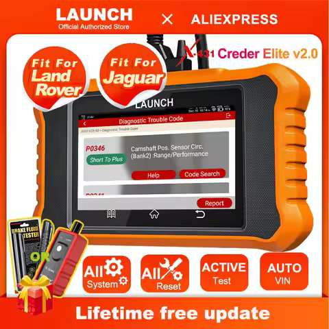 【for Land Rover,Jaguar】2025 LAUNCH X431 Elite V2.0 for Land Rover,Jaguar Bi-Directional Scanner,Full