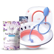 FIVONA Yoni Steam Kit 3-in1 Set - Herbal Therapy - Steaming Herbs Blue Moon Recipe 1.76oz for 2-4 Se
