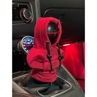 B. b.Cute Sweatshirt Car Block Decoration Block Cover Creative Gear Shift Lever Protection Handle Co