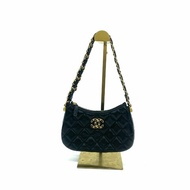 Chanel 黑色 23K hobo 晶片款 肩背包
