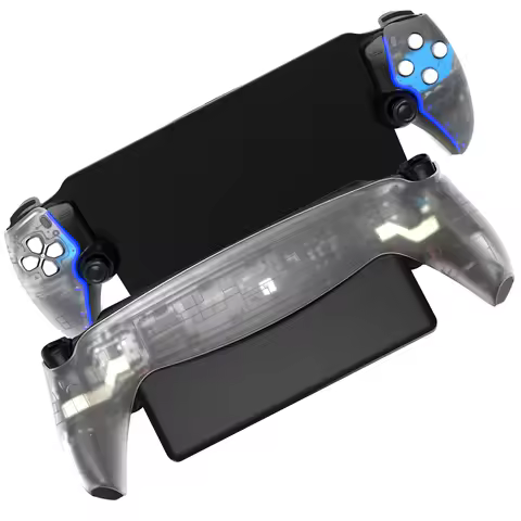 Full Set DIY Housing Case Cover Compatible with PS5 Portal Handheld Replacement Detachable Front Bac