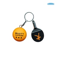 Keychain Marty Supreme Racket & Ball - Movie Accessories - Scenenarmas