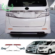 Car LED Rear Bumper Fog Lights Brake Lights Dynamic Turn Signal Lights for  ALPHARD/VELLFIRE 20 Series Parts Accessories