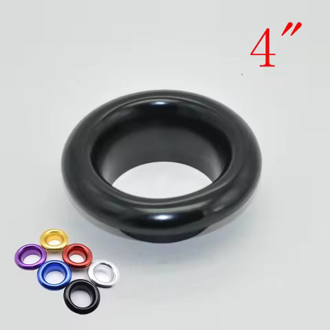 4" 101MM 100MM Inlet Short RAM Bellmouth Velocity Stack Adapter Air Intake Turbo Horn Cover