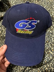 二手 古著  GS  Racing  海軍藍 老帽 棒球帽  cap