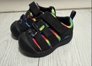 KEEN 兒童涼鞋 紮染彩虹色